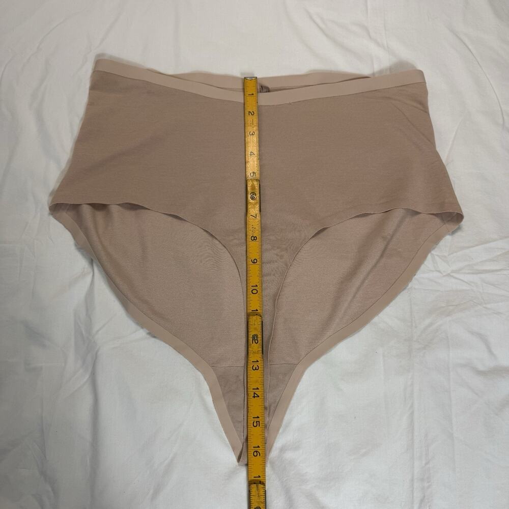 Skims Seamless Sculpt High-Waisted Thong Semi Sheer Lot of 2 Size 3X Clay - Picture 8 of 9